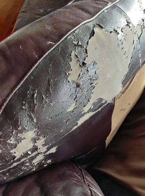 fake leather peeling repair on clothing|repair faux leather couch peeling.